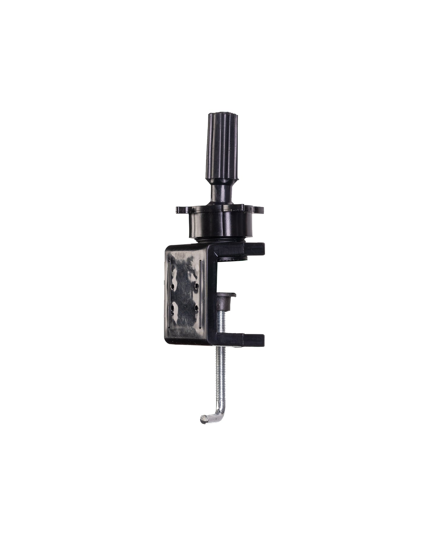 Wig Clamp with Steel Bracket - Small Black Metal