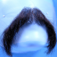 Original John Blake film quality costume human facial hair mustache very dark brown Extra Large